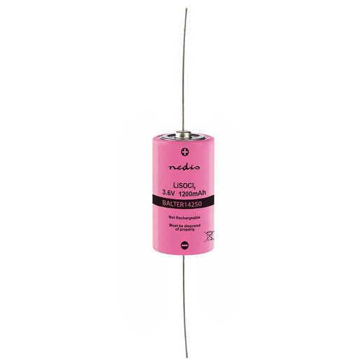 Nedis BATTERIE LITHIUM 3,6V 1.200MAH / NEDIS BALTER14250A LÖTFAHN BALTER14250A