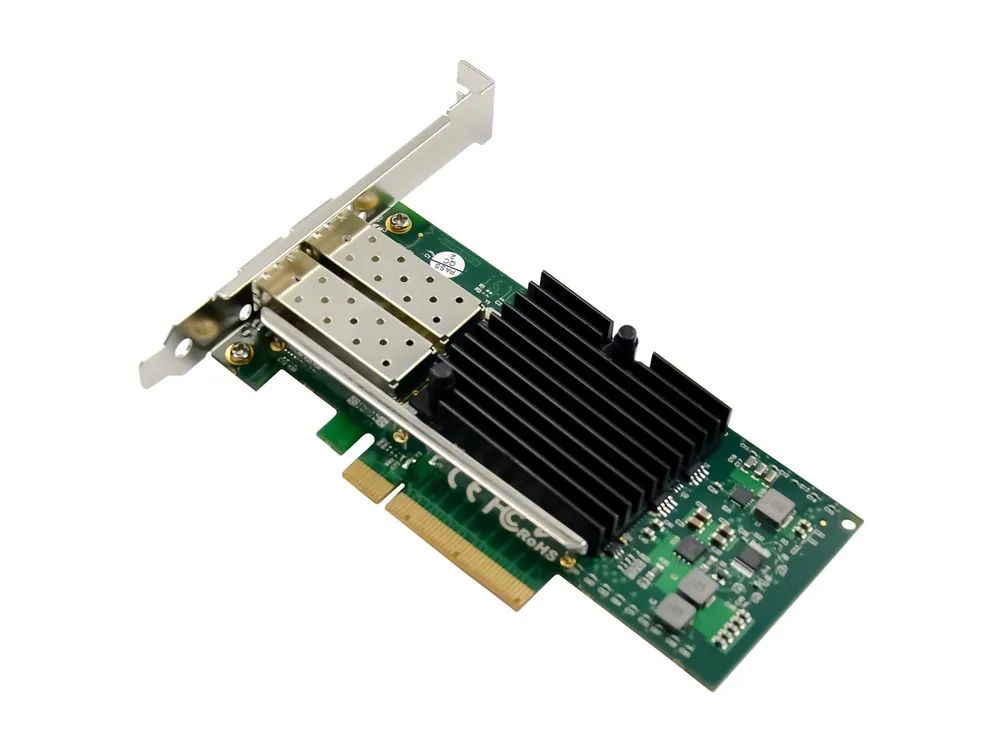 InLine Dual 10-Gigabit Netzwerkkarte - 2x SFP+ - PCIe x8