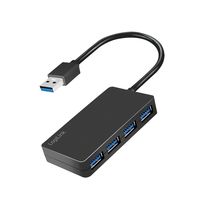 LogiLink UA0396 - USB 3.2 Gen 1 (3.1 Gen 1) Type-A - USB 3.2 Gen 1 (3.1 Gen 1) Type-A - 5000 Mbit/s - Schwarz - Acrylnitril-Butadien-Styrol (ABS) - Rundkabel