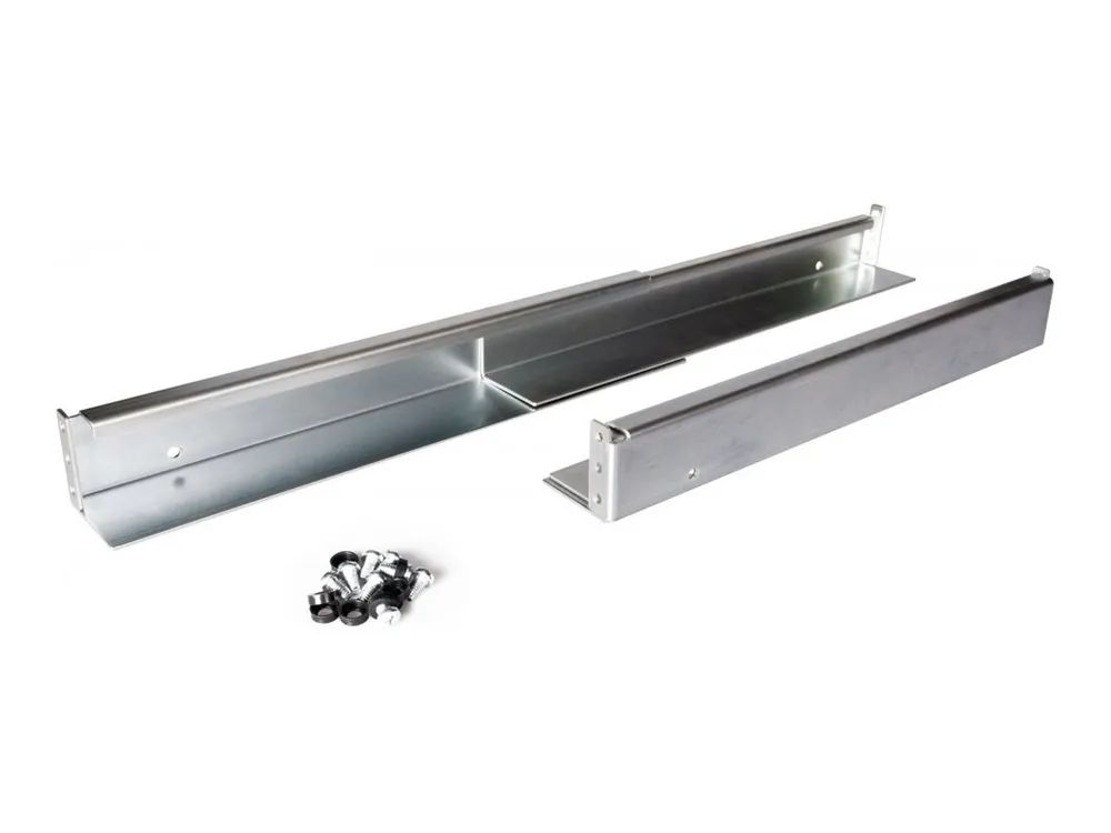 Equip Rack-Montageschienen - 600 bis 800 mm Tiefe - Schrankmontage - Schwarz - 48.3 cm (19")