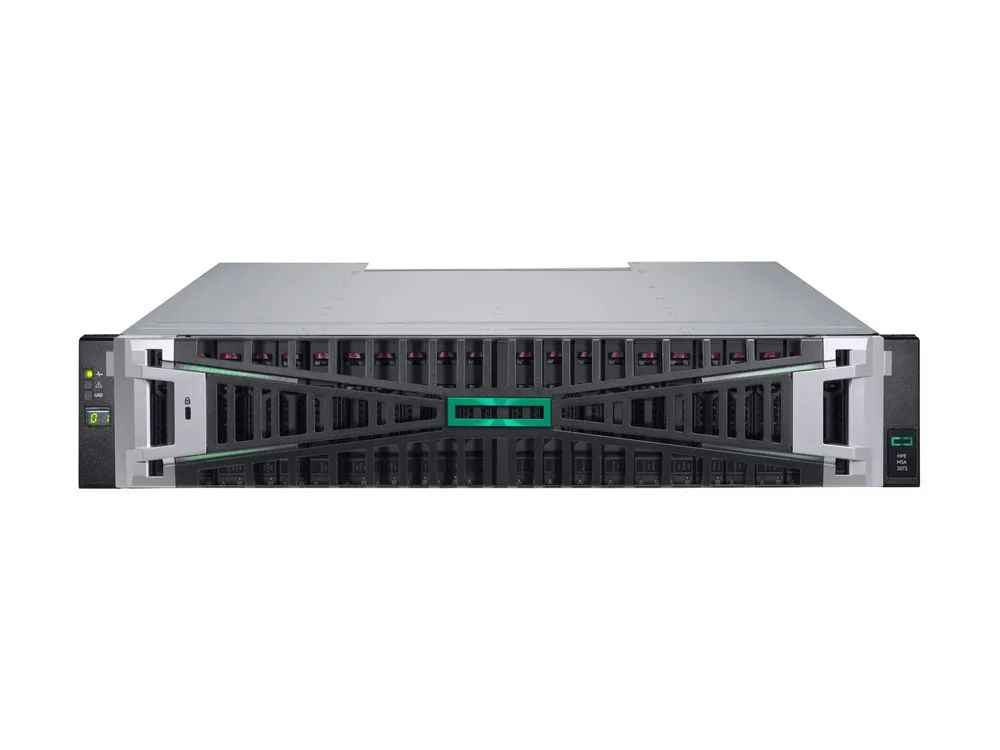 HPE Modular Smart Array 2072 10/25GbE iSCSI SFF Storage - 7th Generation - hybrider Serienspeicher - 3.84 TB - 24 Schächte (SAS-3)