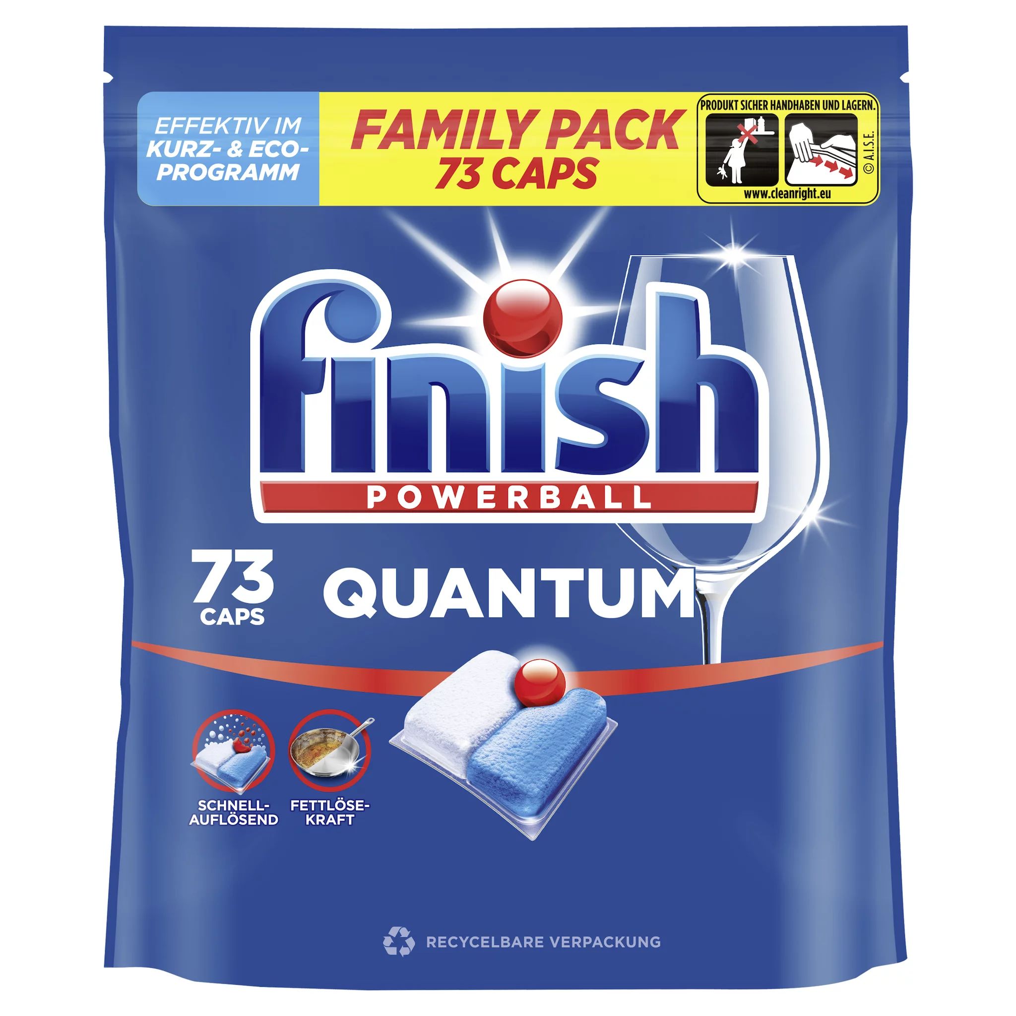 Finish Quantum Family Pack Fresh 73 Caps
