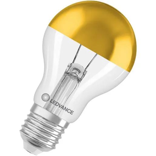 Ledvance LED LAMPE 7W 827 GOLD E27 / LEDVAN LED CL A MIRROR DIM 4099854784835