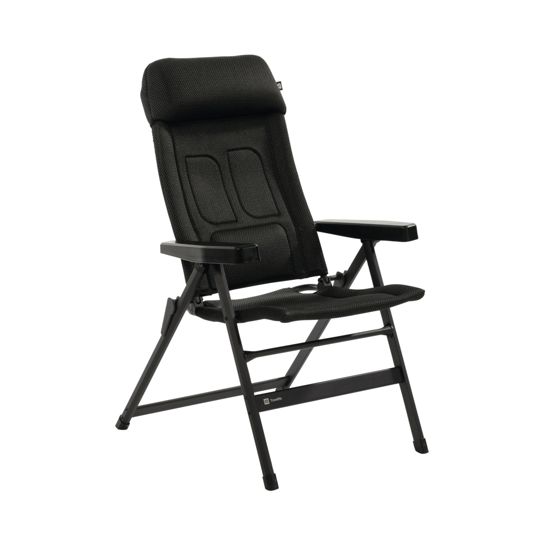 Travellife Klappsessel LUCCA COMFORT true black