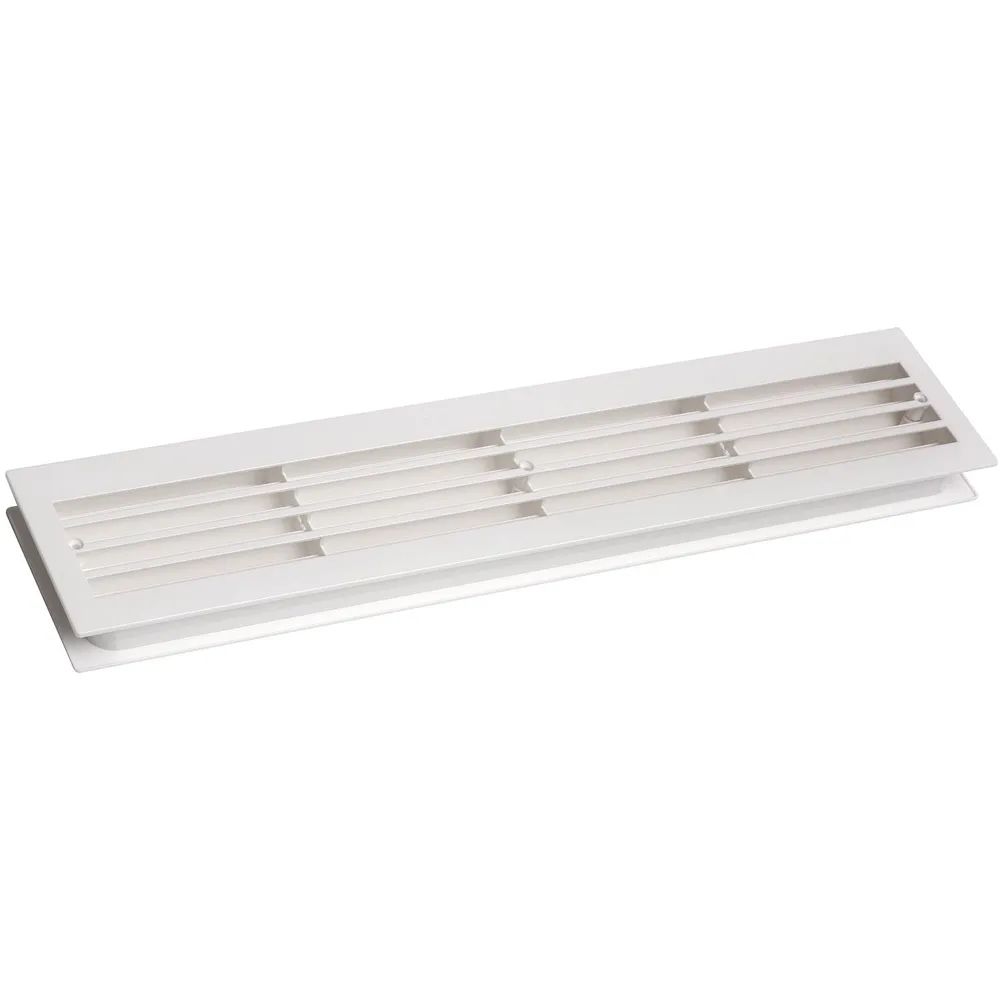 Kunststoff KG Nehl & Co Kunststoff KG Lüftungsgitter für Zimmertüren 454 x 90 mm TS 35-45 mm Kunststoff weiß