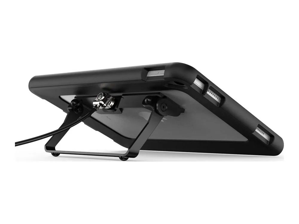Compulocks iPad 10.9" 10th Gen Secured Kickstand - Stoßstange für Tablet - Ständer - Gummi - Schwarz - für Apple 10.9-inch iPad (10. Generation)