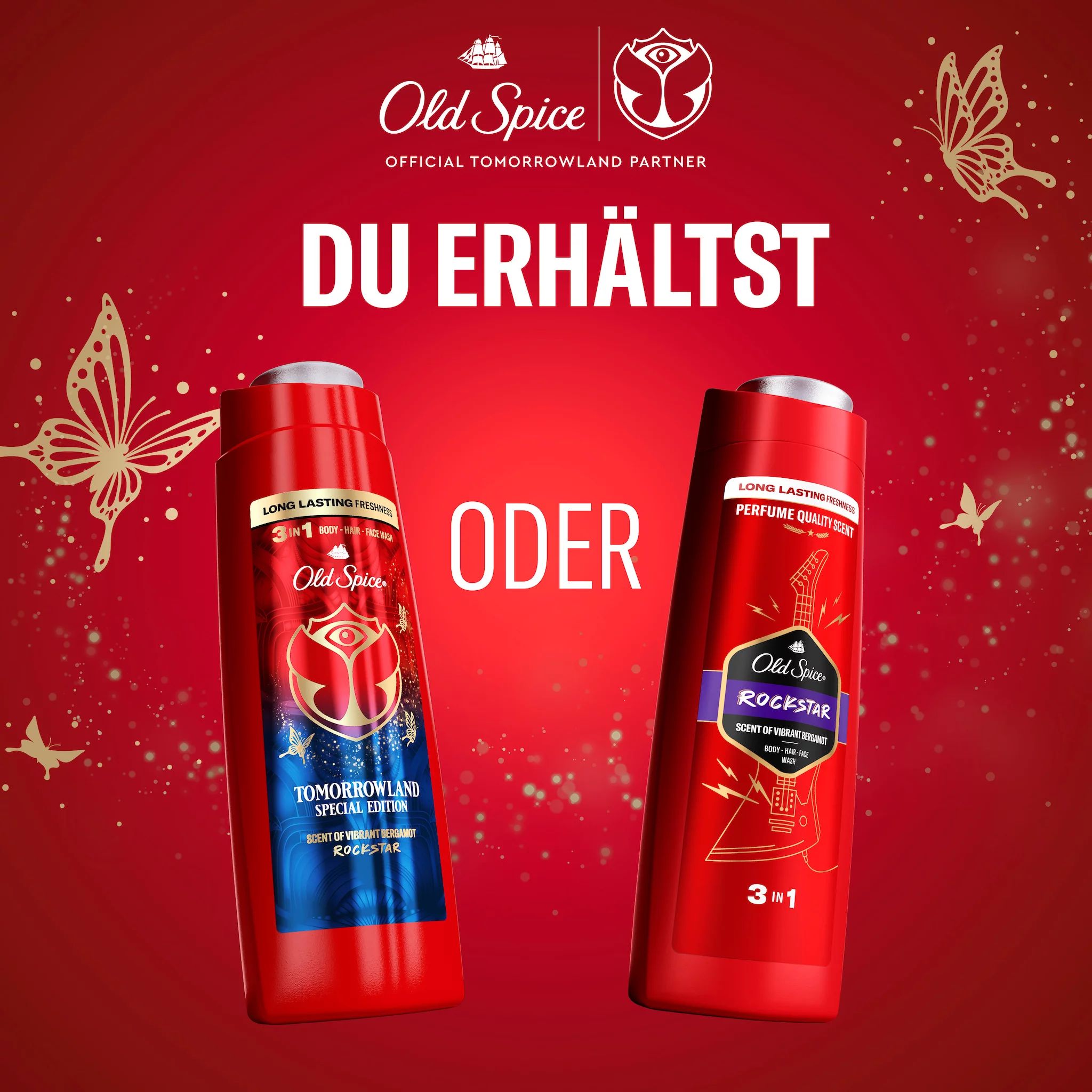 Old Spice 3in1 Duschgel Rockstar