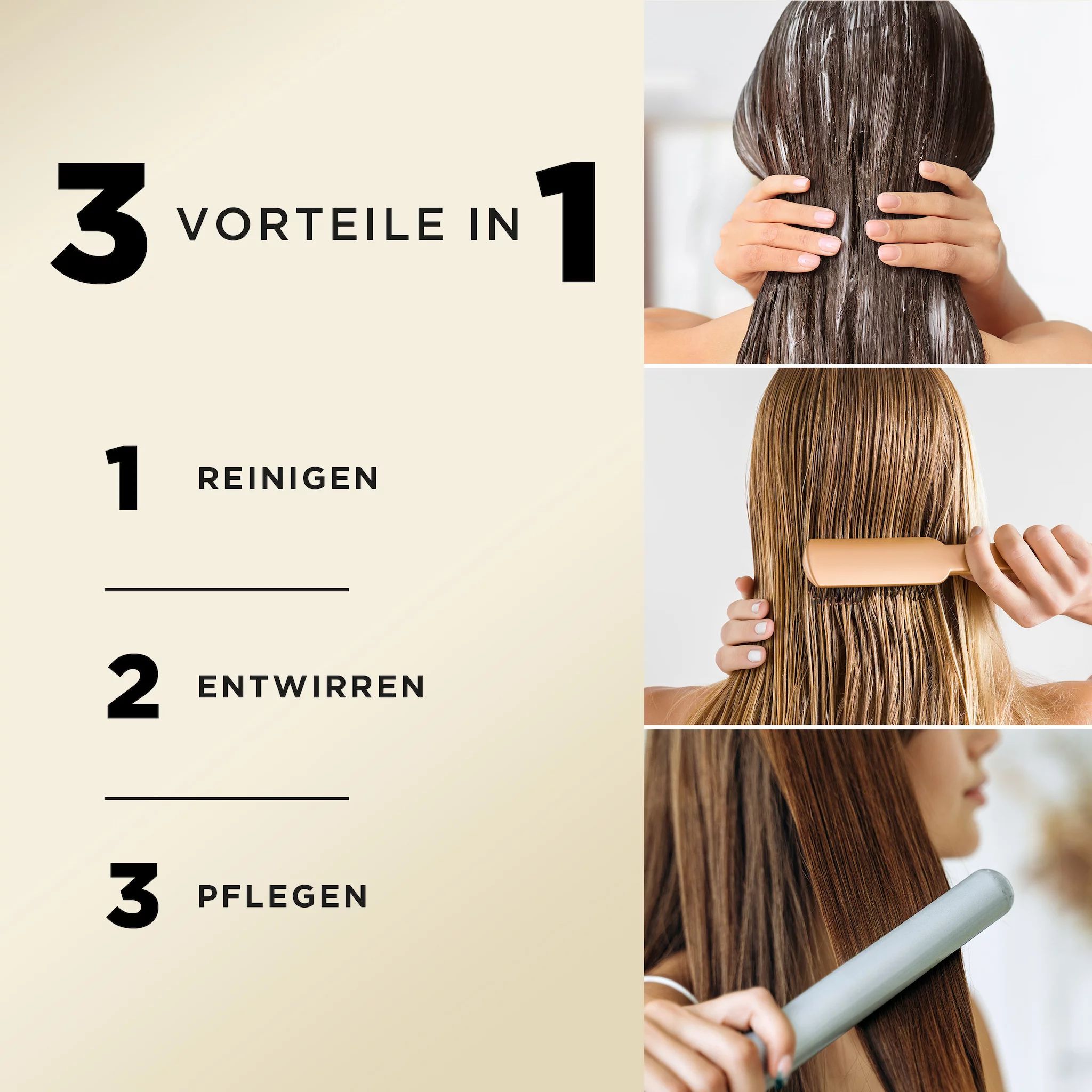 Pantene Pro-V 3in1 Repair & Care Shampoo, 250ml