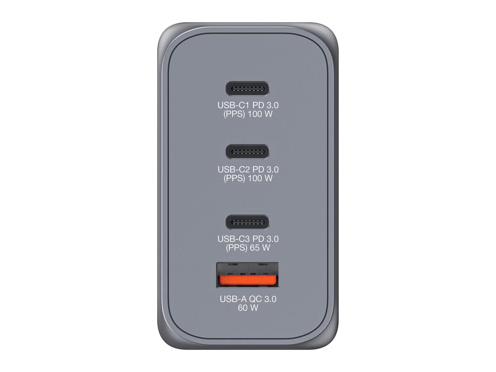 Verbatim GNC-200. Aufladetyp: Drinnen, Energiequelle: AC, Aufladekompatibilität: Universal. Eingangsspannung: 100 - 240 V, Maximale Ausgangsspannung: 21 V. USB Typ-C Anzahl Anschlüsse: 3, Schnellladung, Energieschutzeigenschaften: Überstrom, Überspan