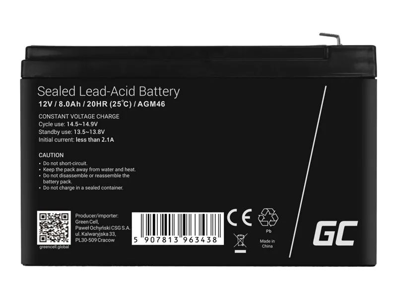 Green Cell USV-Akku - 1 x Batterie - Bleisäure
