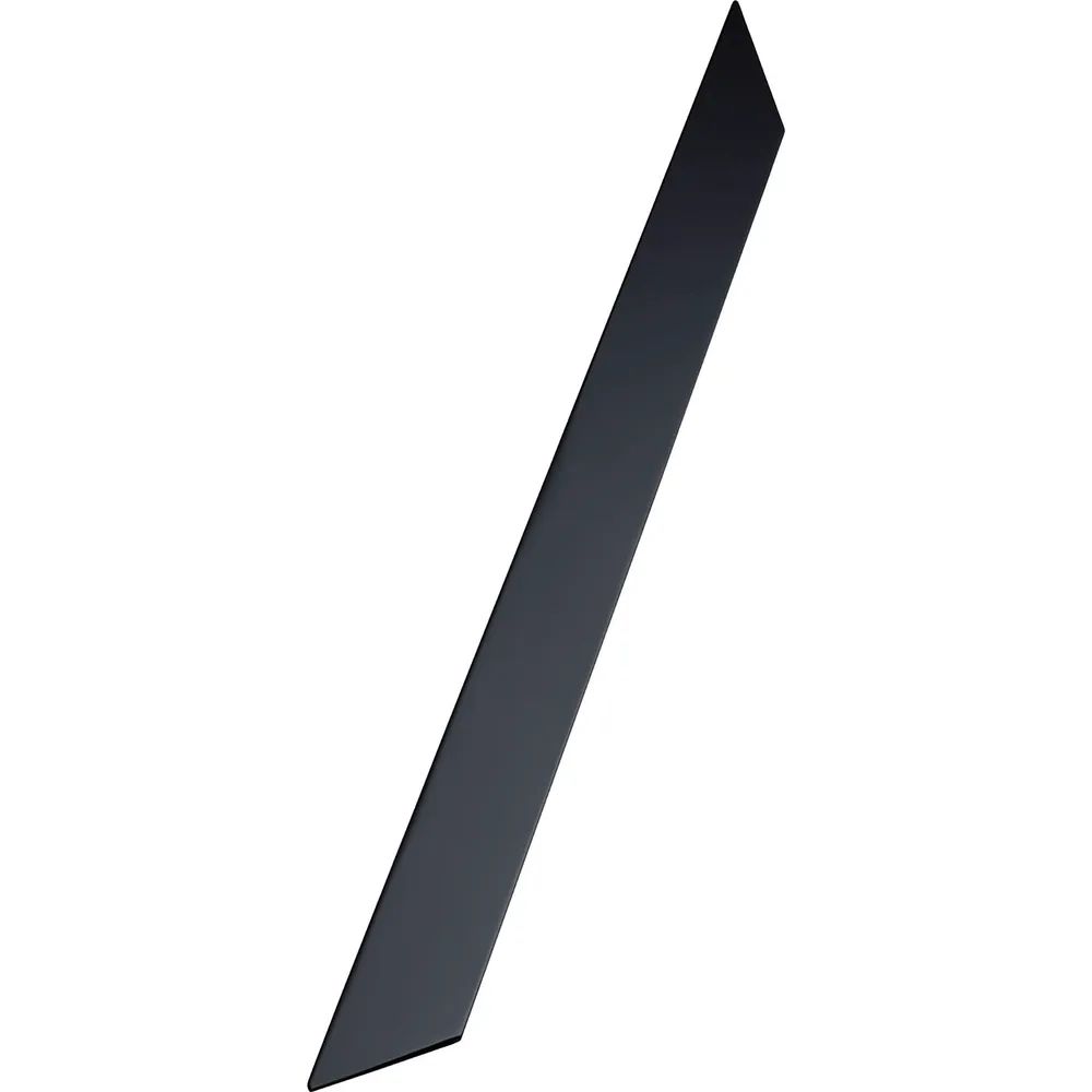 Furnipart Griffleiste Streamline Länge 385 mm, Aluminium schwarz matt