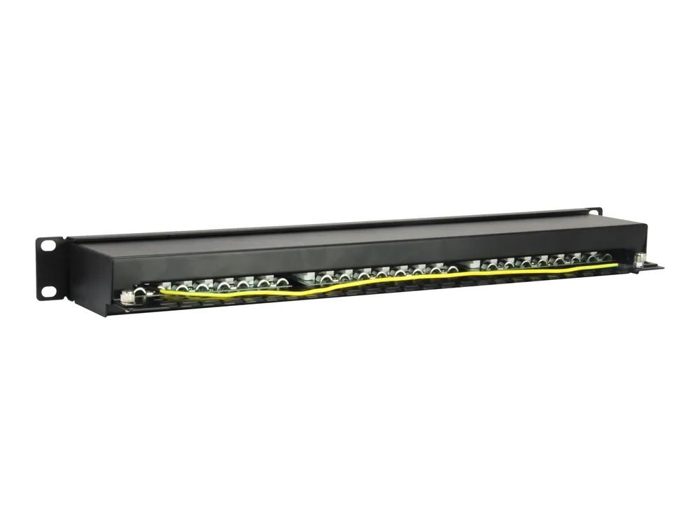Equip Pro - Patch Panel - CAT 5e - RJ-45 X 24 - Schwarz - 1U - 48.3 cm (19")