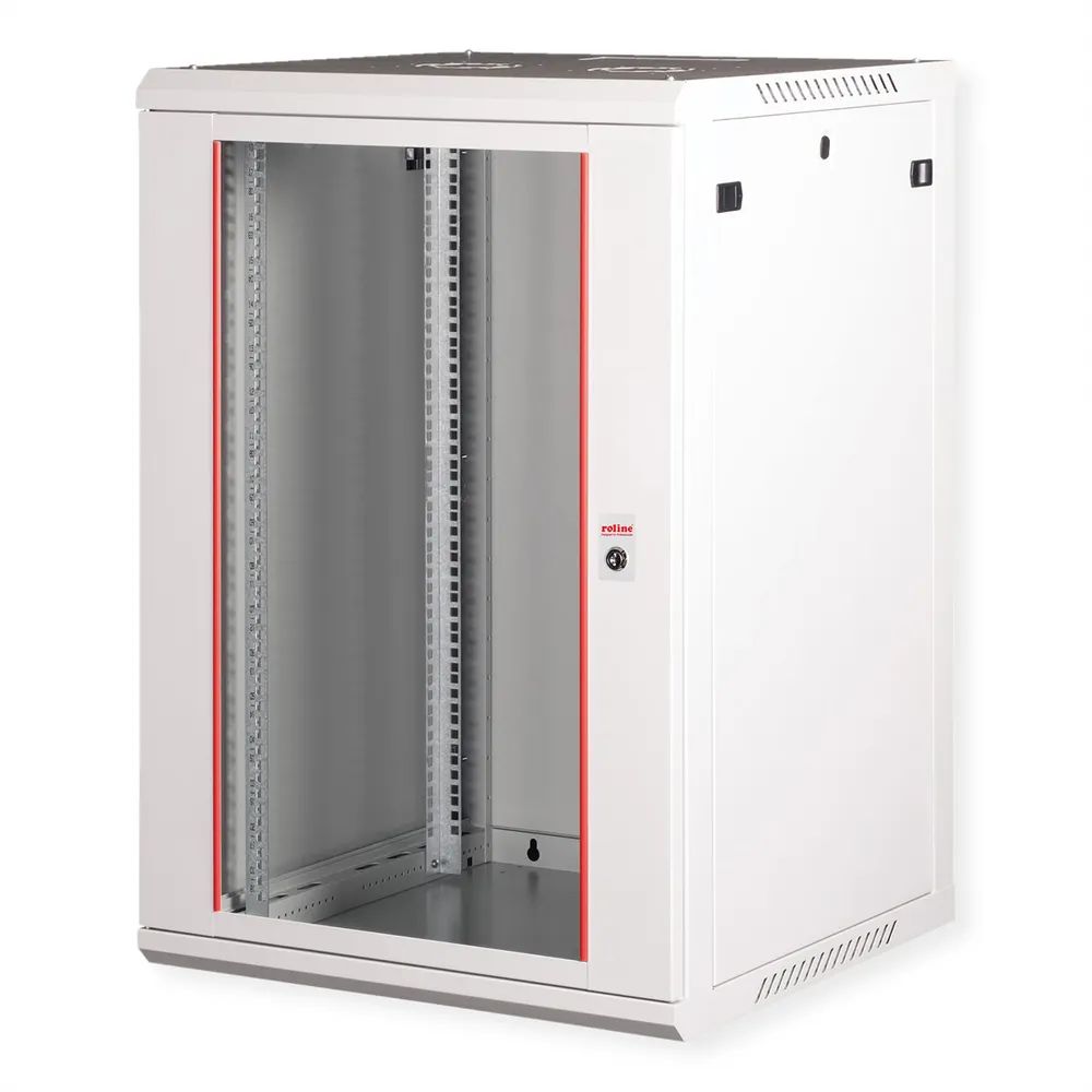 ROLINE 19-Zoll Wandgehäuse Basic Plus 18HE, 600x600 BxT grau