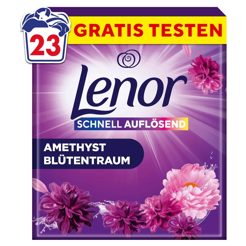 Lenor WM Pulver Amethyst & Blütentraum 1.15KG 