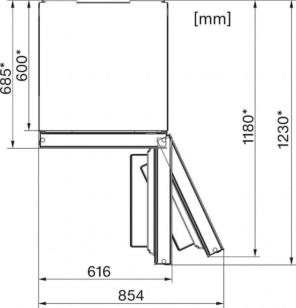 Miele KFN 29683 D, Brillantweiß
