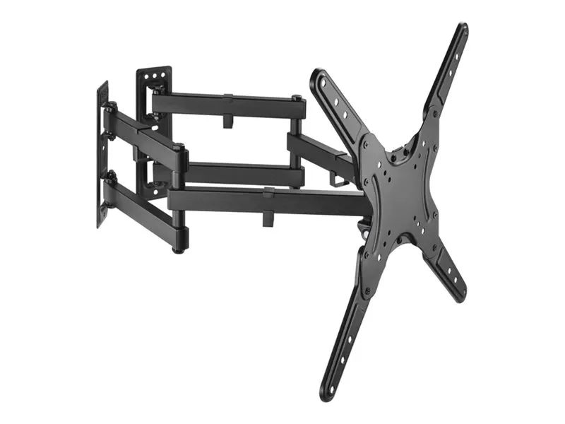 Equip Befestigungskit (Wandmontagehalterung) - freies Kippen - für LCD-Display / Curved LCD-Display - Full Motion - Kunststoff, stainless steel - Schwarz - Bildschirmgröße: 58.4-139.7 cm (23"-55")