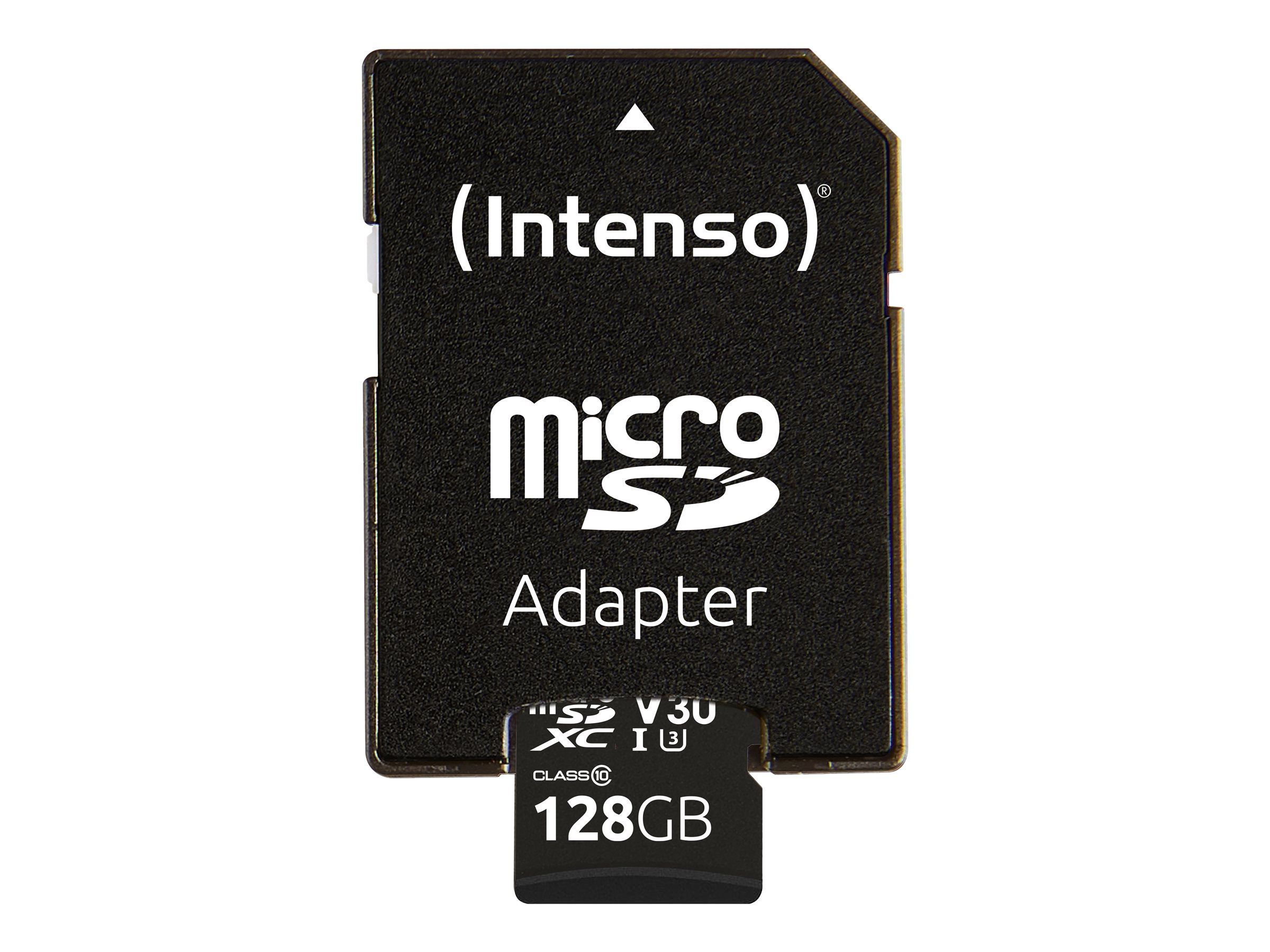 Intenso Professional - Flash-Speicherkarte (microSDXC-an-SD-Adapter inbegriffen)