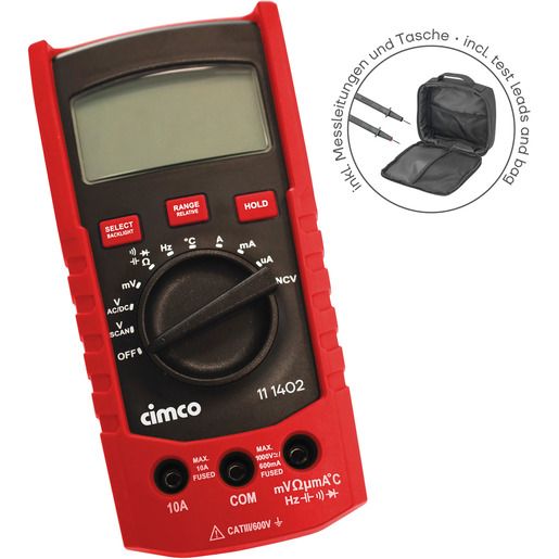 Cimco MULTIMETER 310TRMS INKL.TASCHE / CIMCO 111491 DIGITALES 111491