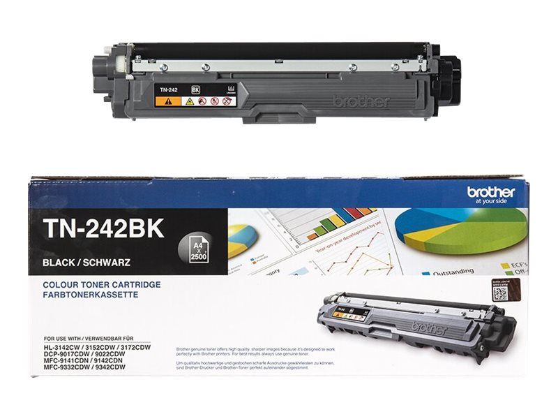 Brother TN242BK - Schwarz - original - Tonerpatrone