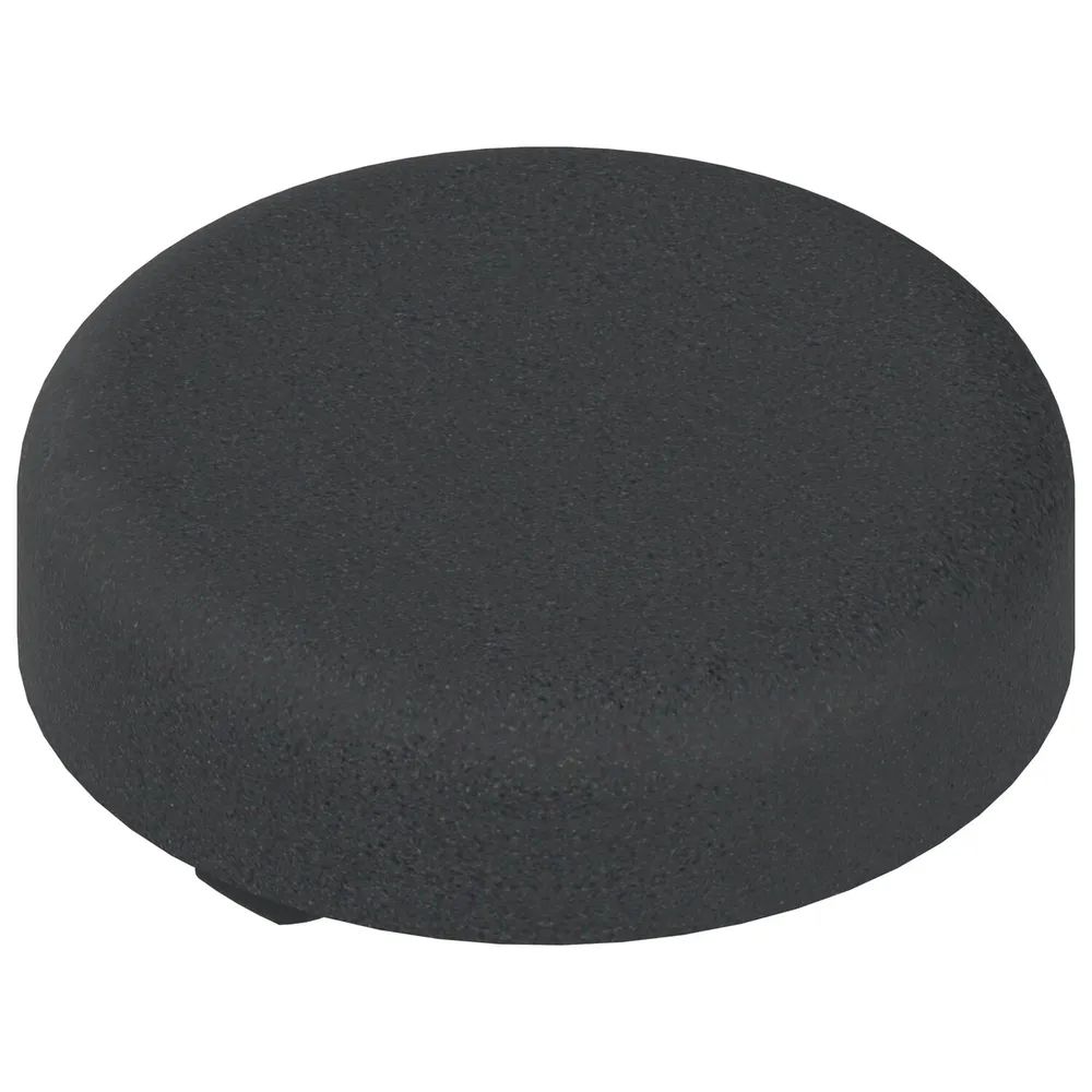 BLUM CLIP top Topfabdeckung - Glastürscharnier rund, Kunststoff schwarz