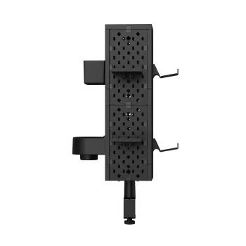 uRage Pegboard, Lochplatte für Gaming, modulares Set, Wand-/Tischmontage, Schwarz