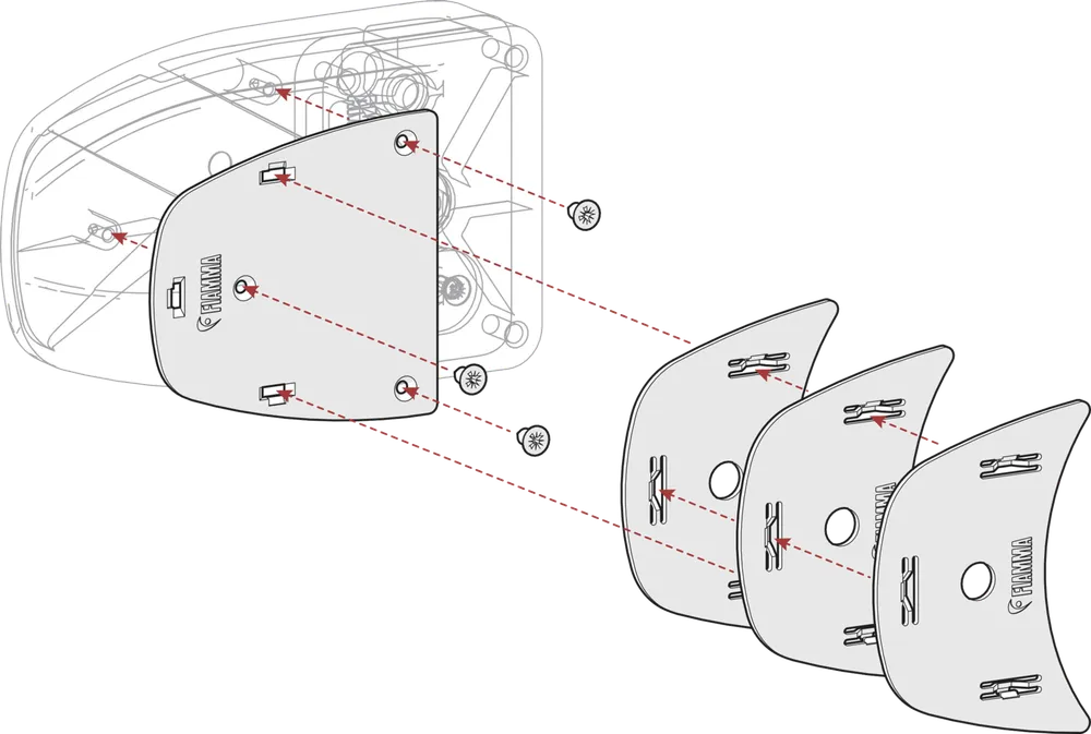 Fiamma Kit Spacer Safe Door ab 2017 schwarz