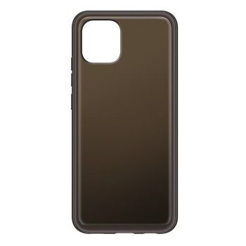 Samsung Soft Clear Cover "EF-QA036" für Galaxy A03, Schwarz