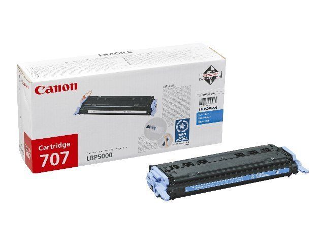 Canon 707C - Cyan - Original - Tonerpatrone - für i-SENSYS LBP5000, LBP5100