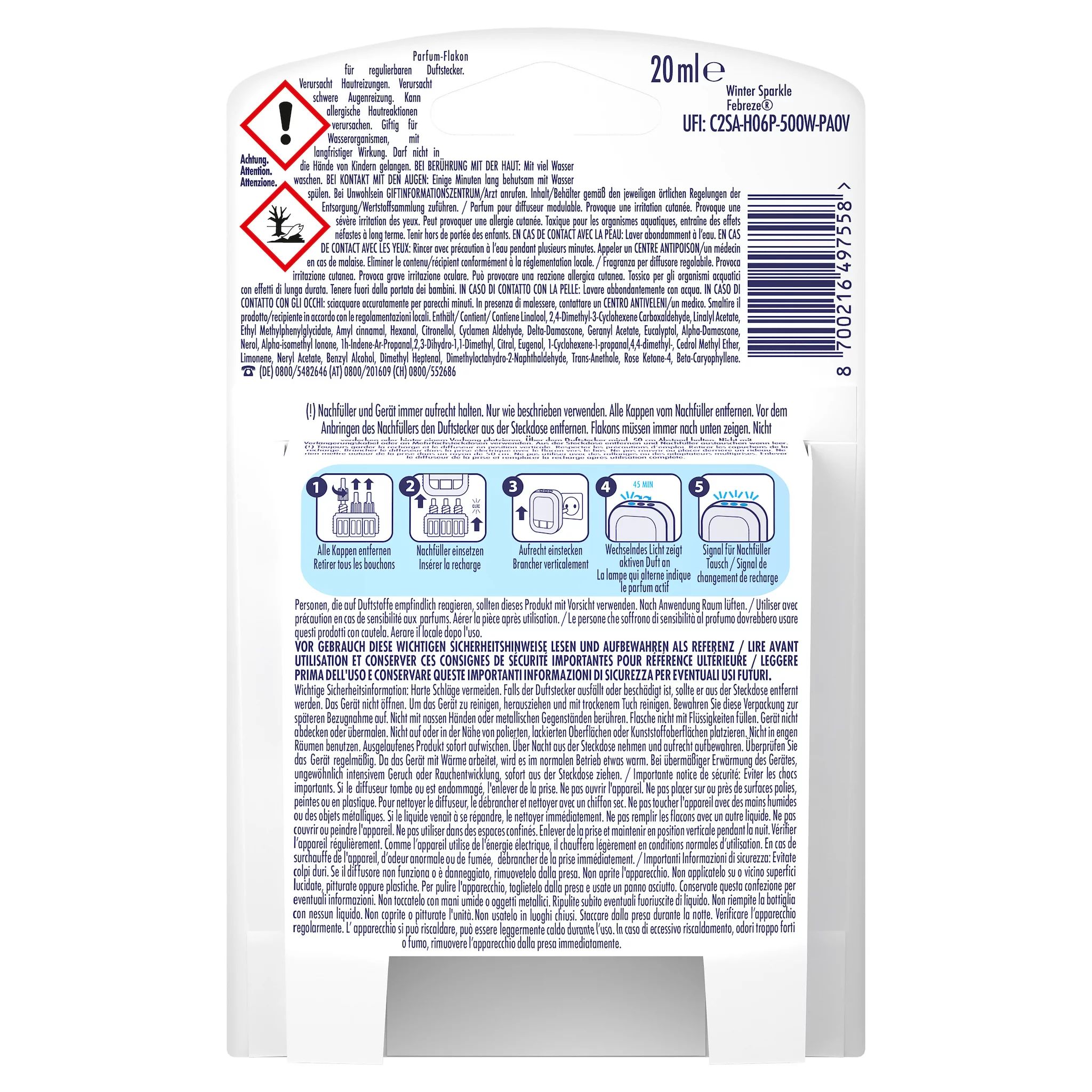 Febreze 3Volution Duftstecker Nachfüllflakon Wildbeere