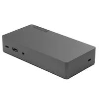 Lenovo Thunderbolt 3 Essential - Kabelgebunden - Thunderbolt 3 - 3,5 mm - 10,100,1000 Mbit/s - Grau - Kensington