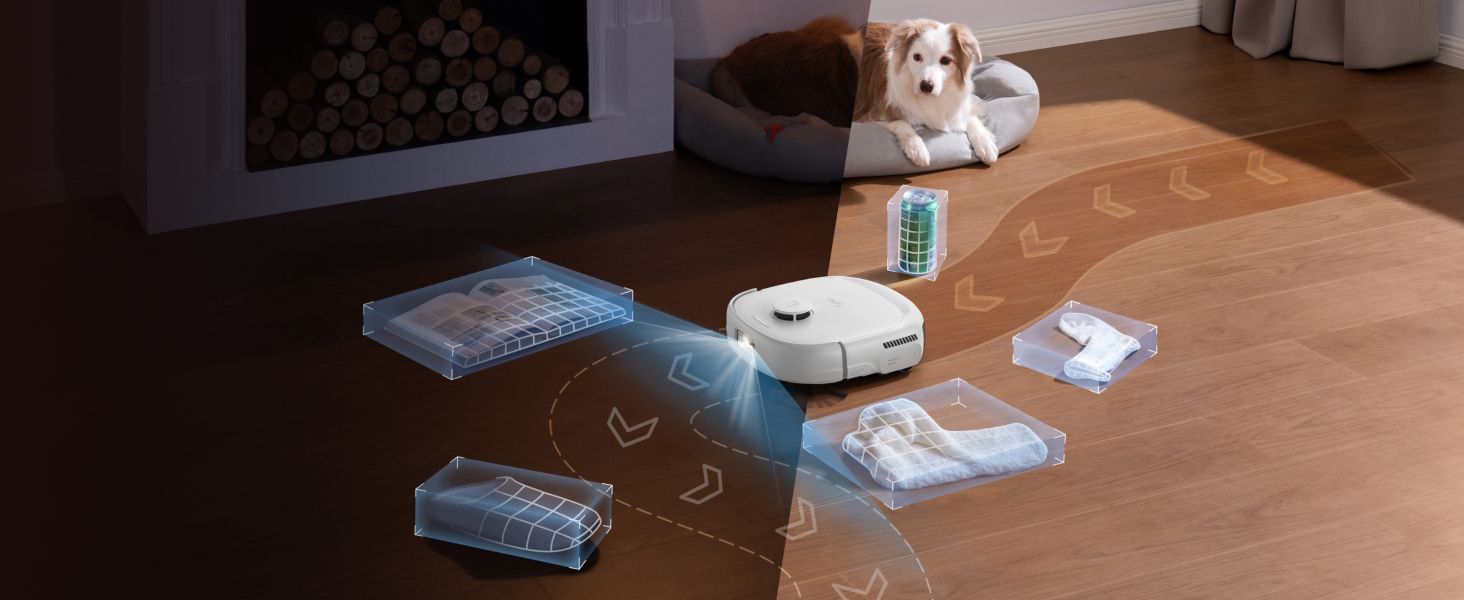 eufy Saug- und Wischroboter Omni E25 (weiß)