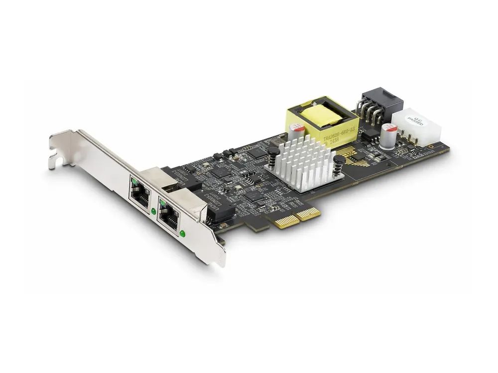 StarTech.com 2-Port 2.5Gbps PoE Network Card, Intel I225-V, 802.3af/at