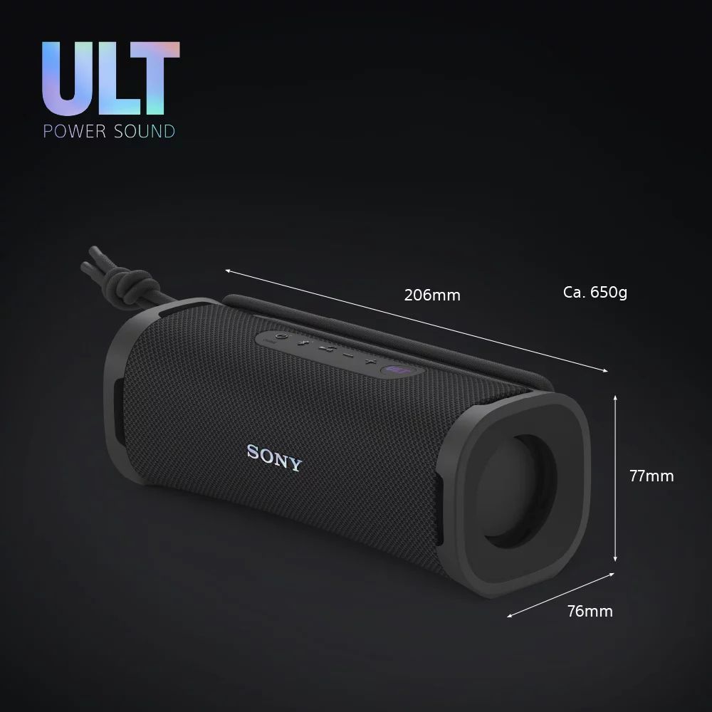 Sony ULT Field 1 - Bluetooth Lautsprecher, schwarz