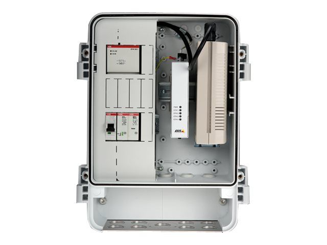 Axis T98A18-VE Media Converter Cabinet A - Medienkonverter - GigE - 10Base-T, 100Base-TX, 1000Base-X, 100Base-X - 2 Anschlüsse - RJ-45 / SFP (mini-GBIC)