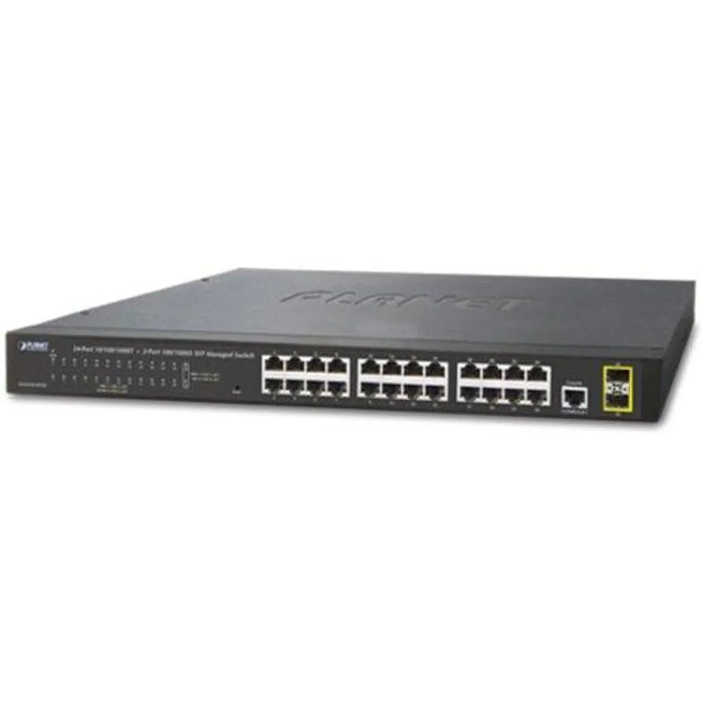 Planet SWITCH 24PORT GBIT+2 SFP GBIT / PLANET GS-4210-24T2S W.MA PL-GS-4210-24T2S