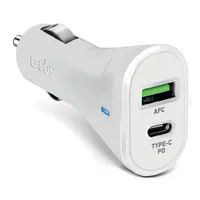 SBS TECRPD20W - Auto - Zigarettenanzünder - 12 V - Weiß