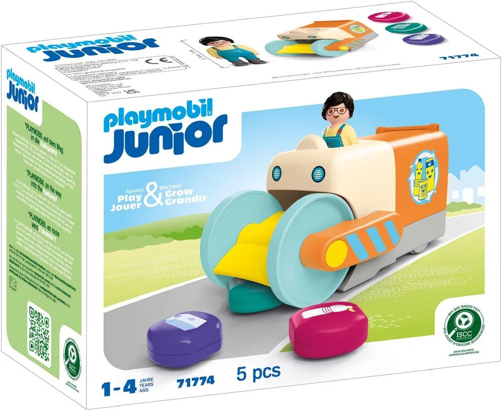 geobra Brandstätter Stiftung & Co.K JUNIOR: Spaßiges Müllsammelfahrzeug