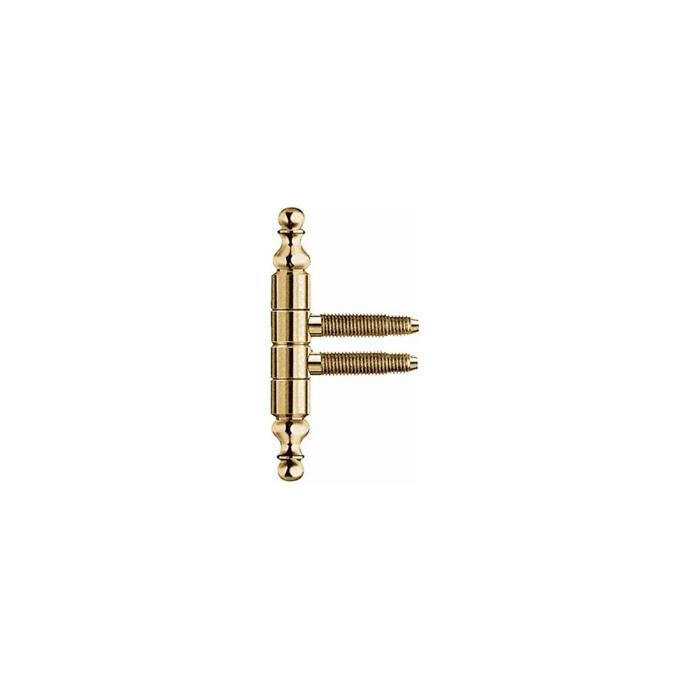 SFS Einbohrband mit Zierkopf, 13 mm, Stahl vermessingt