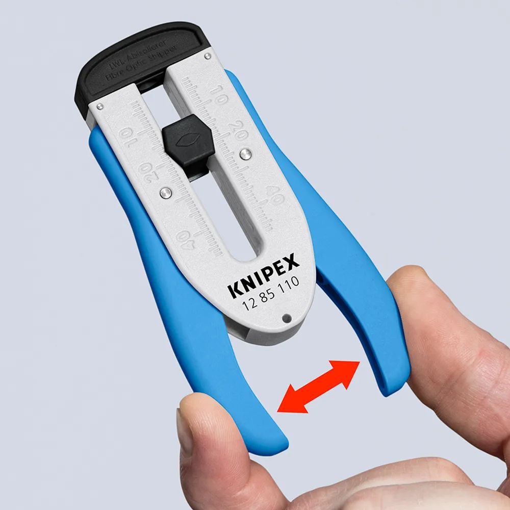 KNIPEX Abisolierwerkzeug für Glasfaserkabel 190 mm