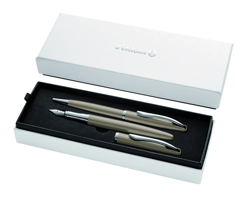 Pelikan Füllhalter & Kugelschreiber Jazz® Noble Elegance im Set, Taupe