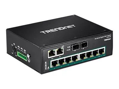 TRENDnet TI-PG102 - Switch - unmanaged - 8 x 10/100/1000 (PoE+)
