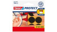 Tesa 57893-01 - Braun - Filz - Rund - 2,2 cm - 12 Stück(e)