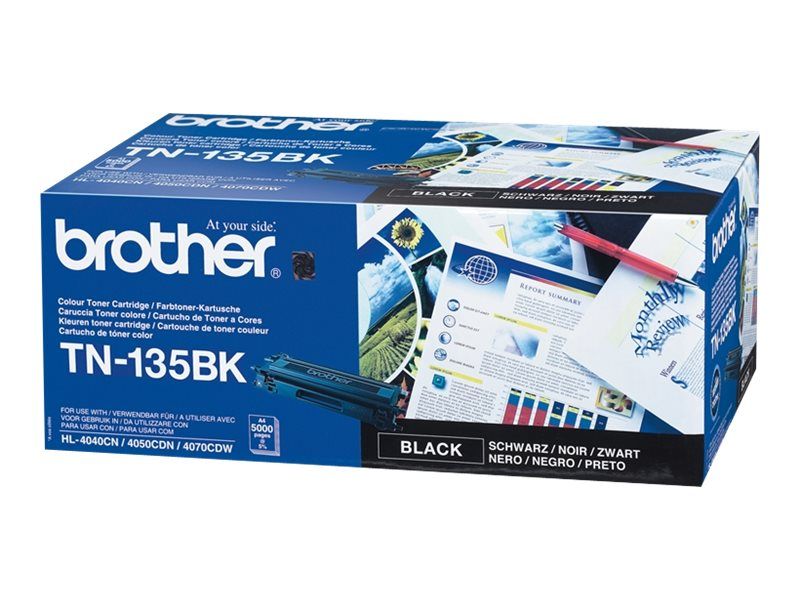 Brother TN135BK - Schwarz - original - Tonerpatrone