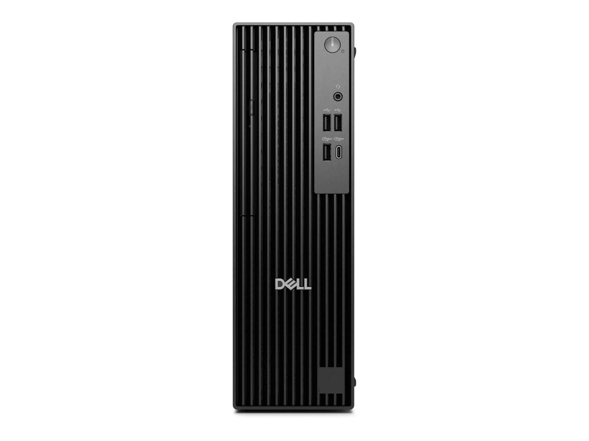 Dell Pro Slim QCS1250 - Slim Desktop - Core Ultra 5 235 / 3.4 GHz - RAM 16 GB - SSD 512 GB - NVMe - Intel Graphics - 1GbE, Bluetooth, Wi-Fi 6E - WLAN: Bluetooth, 802.11a/b/g/n/ac/ax (Wi-Fi 6E)