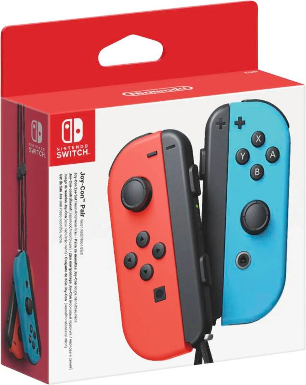 Nintendo Joy-Con 2er-Set, Neon-Rot/Blau