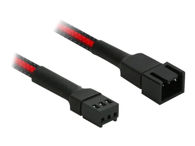 Nanoxia Single Sleeve - Verlängerungskabel für Lüfterspannungsversorgung - Molex, 3-polig (W)