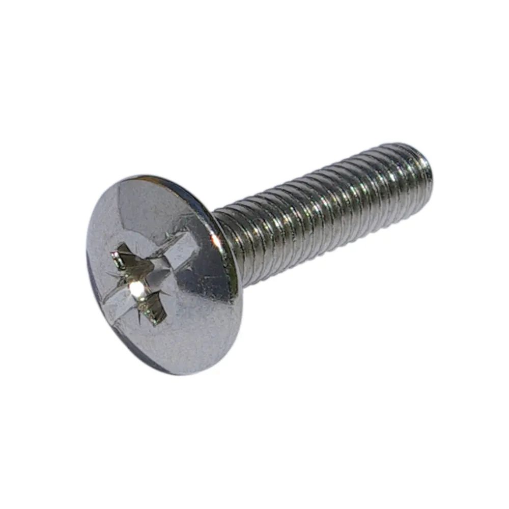 ITALIANA FERRAMENTA Spezialschraube Oval 6 für Schrankrohrlager, M6x30mm vern.