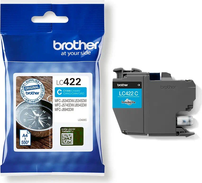 Brother LC422C - Cyan - original - Tintenpatrone