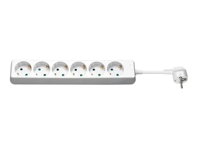 MicroConnect Steckdosenleiste - 250 V - 3500 Watt - Eingabe, Eingang Stromversorgung - Ausgangsanschlüsse: 6 (6 x Typ F)