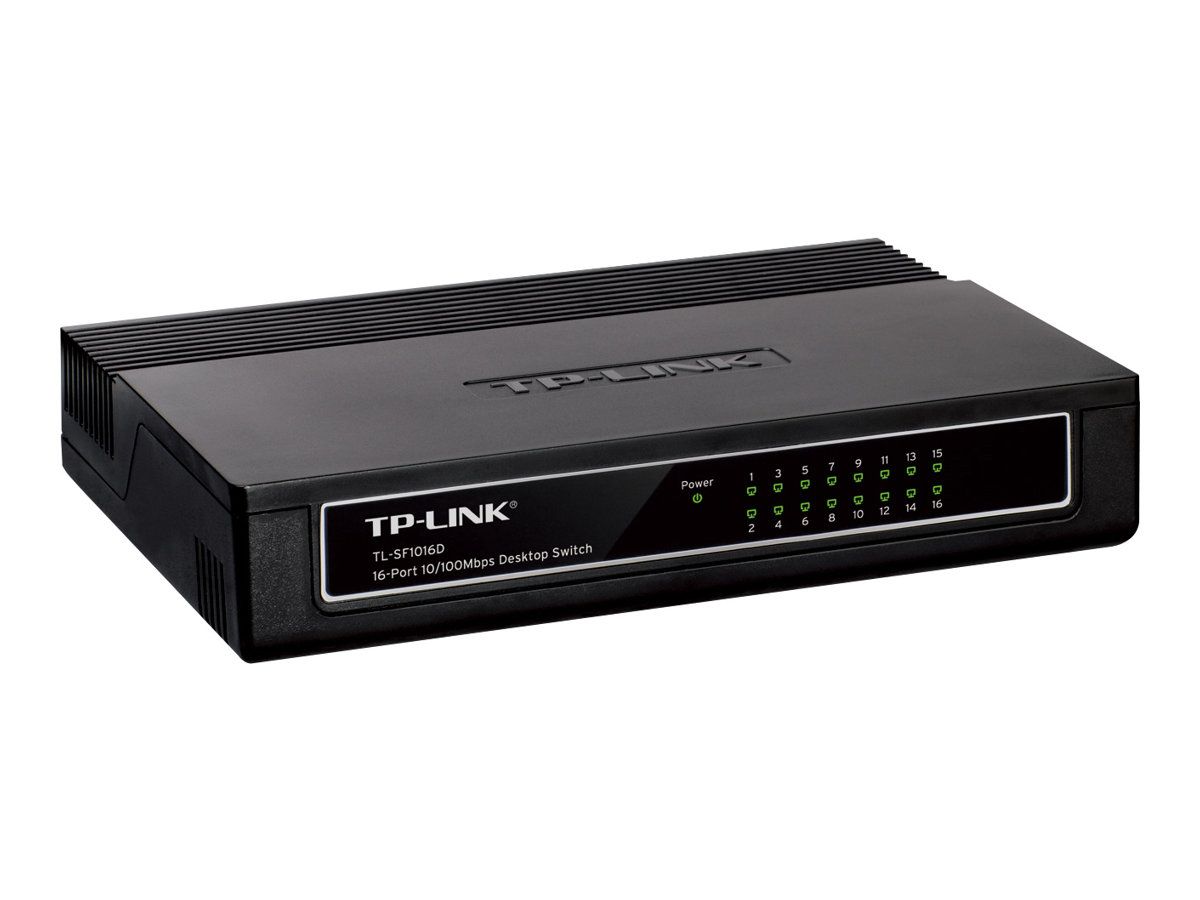TP-LINK TL-SF1016D 16-Port 10/100Mbps Desktop Switch